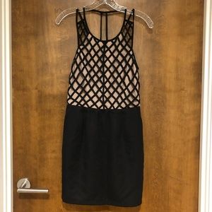Finders Keepers Black Mini Cocktail Dress Sz M